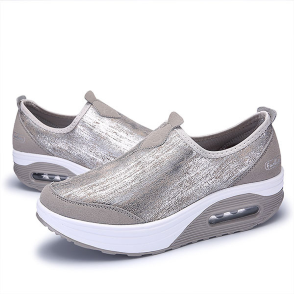 Women Sport Rocker Sole Shoes Outdoor Flats - Image 3