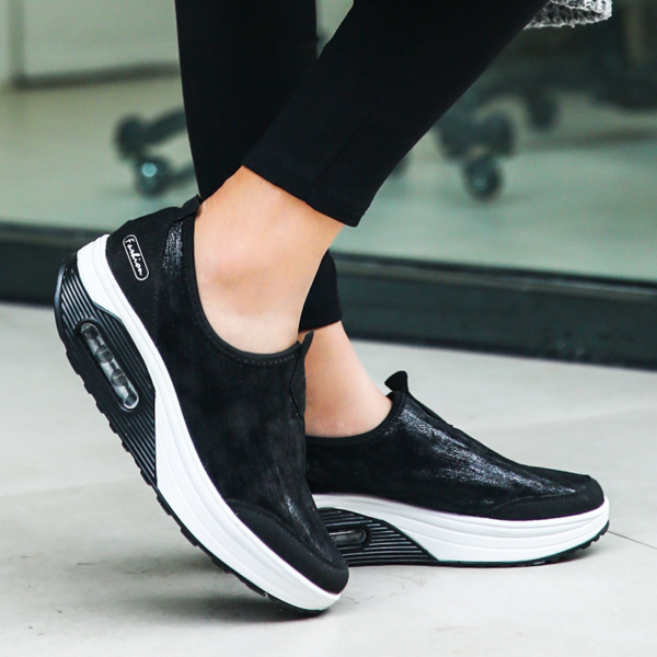 Women Sport Rocker Sole Shoes Outdoor Flats - Image 7