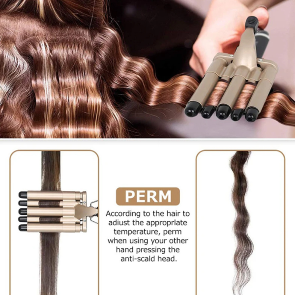 Hair Crimper Curling Iron Ceramic - Image 3