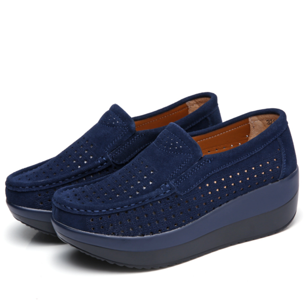 Casual women flats breathable hollow  moccasin - Image 3